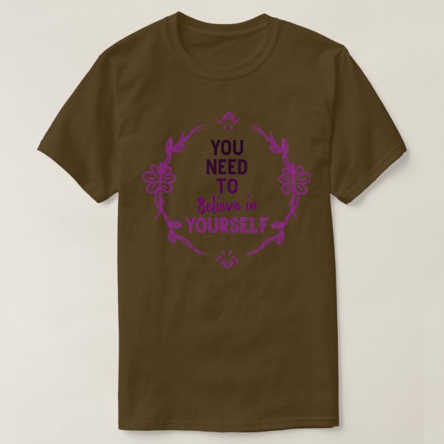 Camiseta citas motivacionales diseño de regalo de cumpleaño (Diseño del anverso)