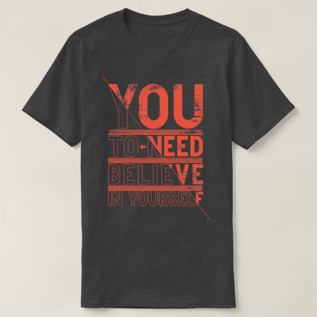 Camiseta citas motivacionales diseño de regalo de cumpleaño (Diseño del anverso)