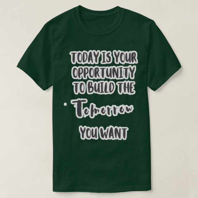 Camiseta Citas motivacionales que cambian la vida 4 (Diseño del anverso)