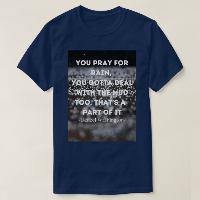 Camiseta Citas motivacionales sobre cotizaciones positivas  (Diseño del anverso)
