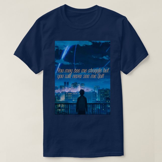 Camiseta citas motivacionales sobre la vida (Diseño del anverso)