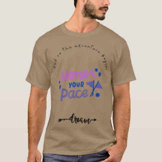 Camiseta Citas motivacionales y así comienza la aventura