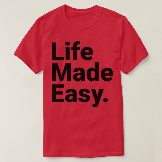 Camiseta Citas Motivadoras Fáciles (Diseño del anverso)