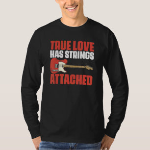 Camiseta Citas musicales adjuntas de cadenas de amor verdad