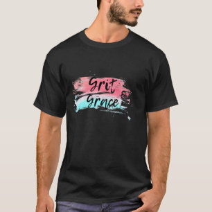 Camiseta Citas Positivas De Grit Y Grace Paint Wo De Color 