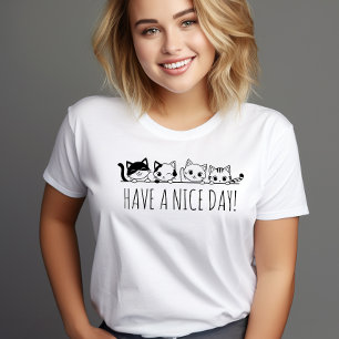 Camiseta Citas simples en blanco y negro Minimalistas