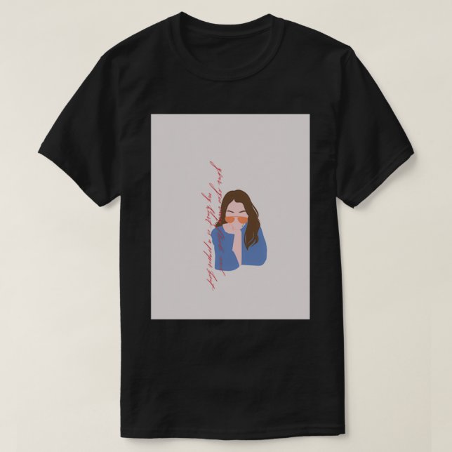 Camiseta citas tus ojos llevan inundación y mi corazón es u (Diseño del anverso)