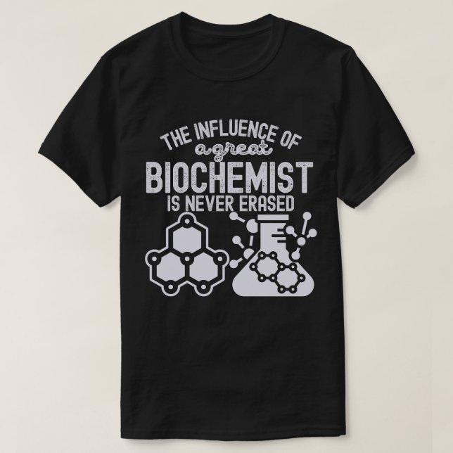 Camiseta Citas y dichos de bioquímica4 (Diseño del anverso)