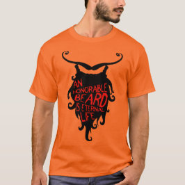 Camiseta citation barbe beard eternal life humour moustache