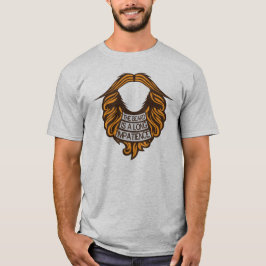 Camiseta citation barbe beard impatience humour long mousta