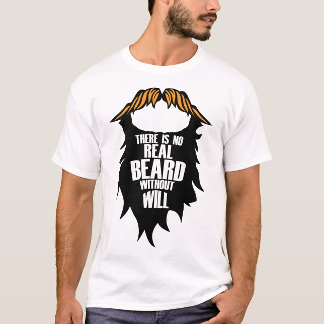 Camiseta citation_barbe_beard_will_real_moustache_humour_vr (Anverso)