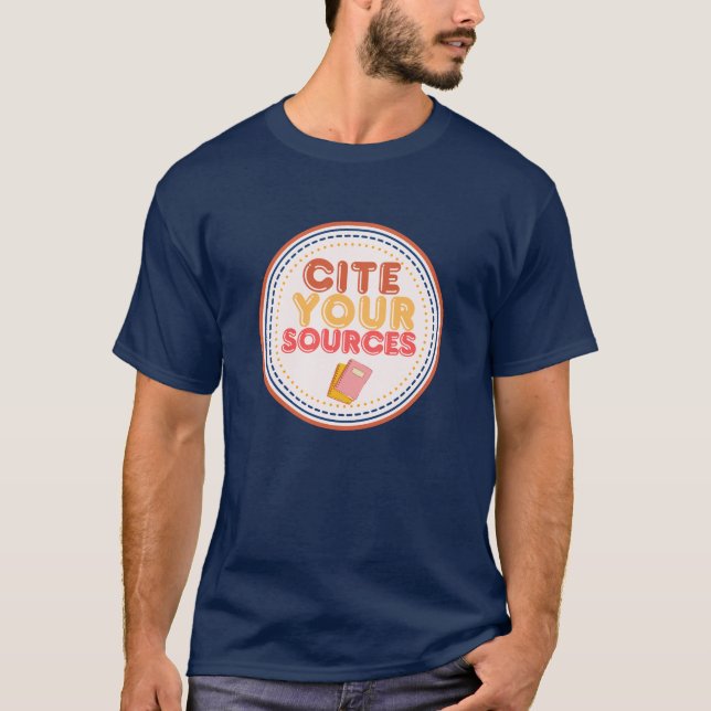 Camiseta Cite sus fuentes tee (Anverso)
