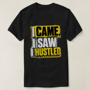 Camiseta Cité, Vi, Me Esforcé Cita Grunge Amarillo