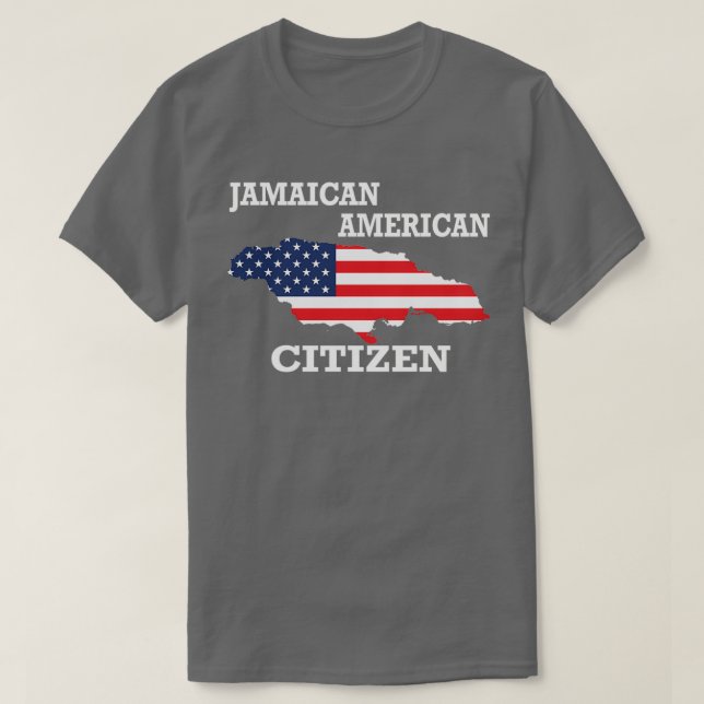 Camiseta Citizenship gift US Jamaica flag Naturalization ci (Diseño del anverso)