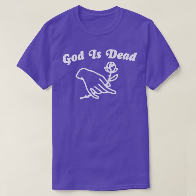 Camiseta Cito de Nietzsche Muerto (Diseño del anverso)