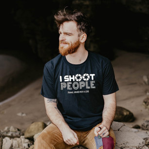 Camiseta Cito divertido para fotógrafo que dispara a gente