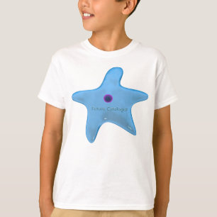 Camiseta Citólogo futuro en una célula azul