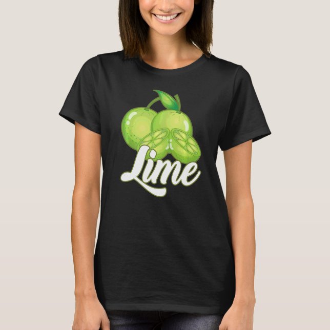 Camiseta Cítrico Lime Fruit Lime Barista (Anverso)