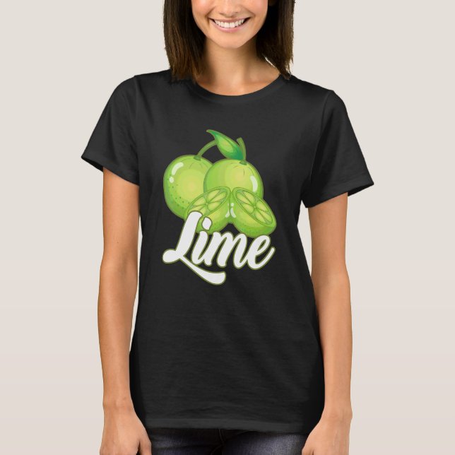 Camiseta Cítrico Lime Fruit Lime Barista (Anverso)