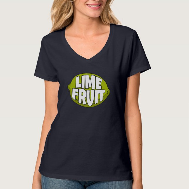 Camiseta Cítrico Lime Fruit Lime Barista (Anverso)
