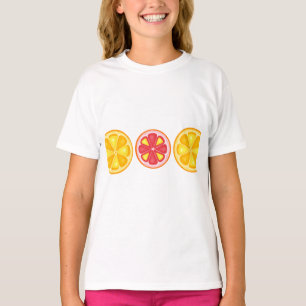 Camiseta Cítricos TROPICAL SUMMER FRUIT Naranja limones Sli