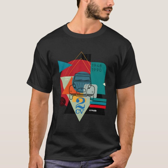Camiseta Citroã"N 2Cv Icono Francés (Anverso)