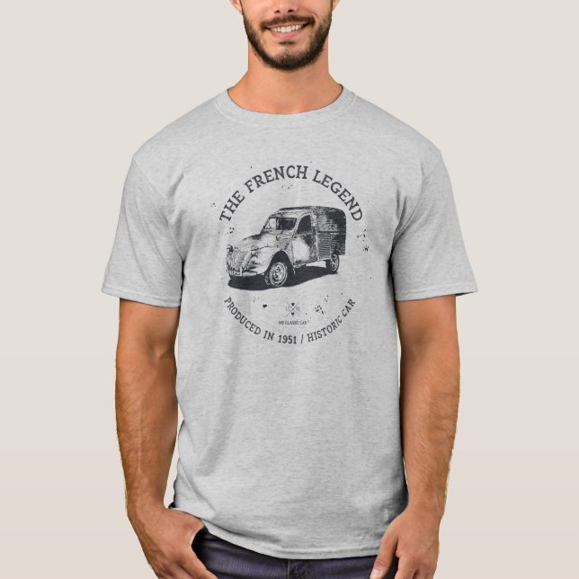 Camiseta Citroën 2CV Furgoneta (Anverso)