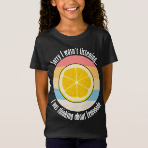 Camiseta Citrus Fruit Cita irónica de limón pensar sobre Le