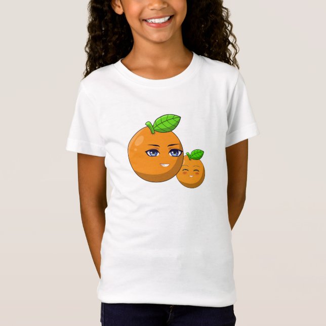 Camiseta Citrus Love - Amo a la mamá naranja y al hijo (Anverso)