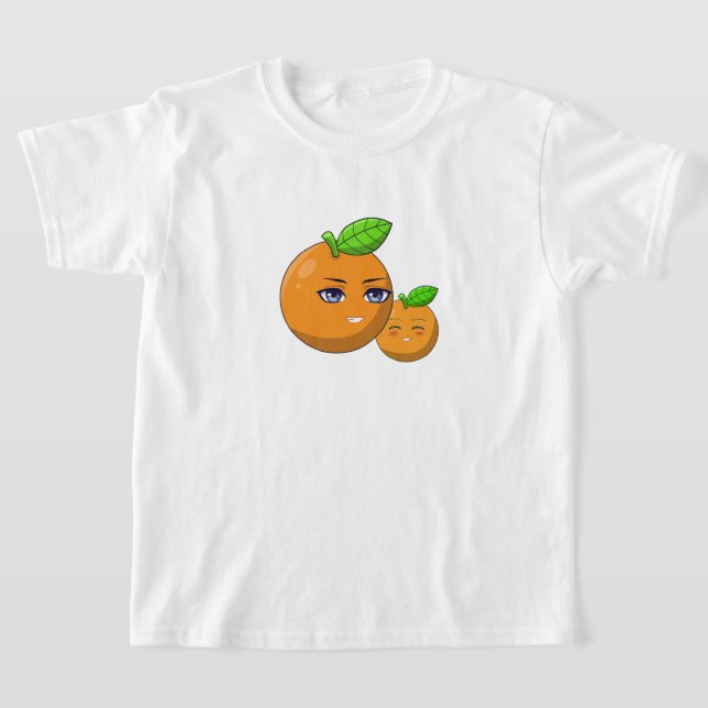 Camiseta Citrus Love - Amo a la mamá naranja y al hijo (Distribución)