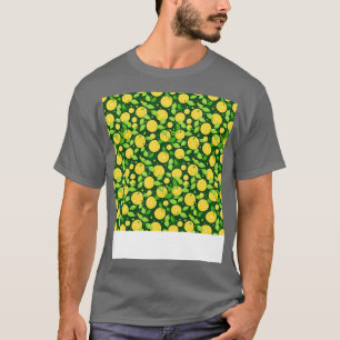 Camiseta Citrus Seamless Pattern Lime Naranja Mandarin