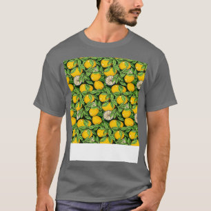 Camiseta Citrus Seamless Pattern Lime Naranja Mandarin