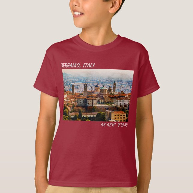 Camiseta Citta Alta en Bérgamo, Italia (Anverso)