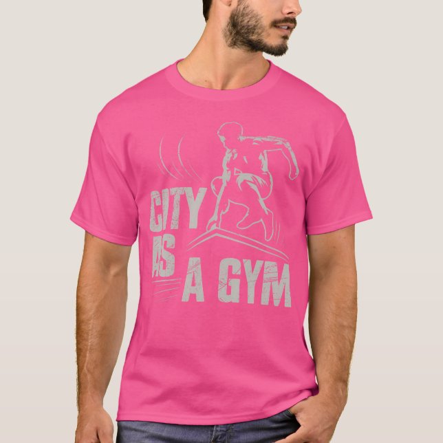 Camiseta City As A Gym Parkour (Anverso)