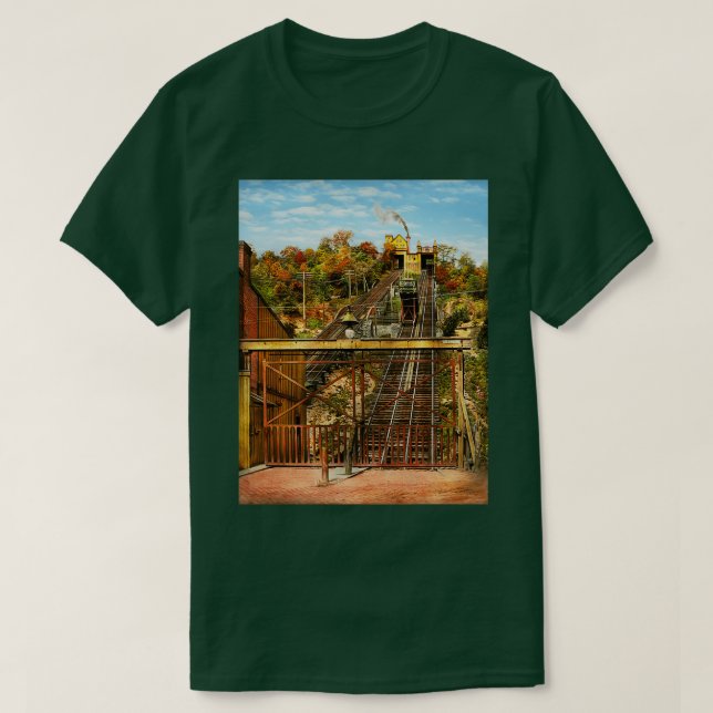 Camiseta City Cincinnati OH Price Hill Incline 1906 (Diseño del anverso)