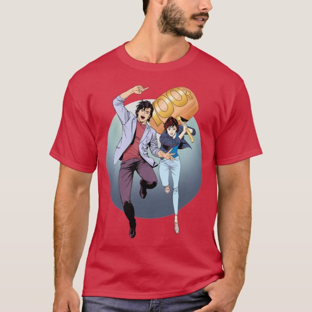 Camiseta City Hunter alias Nicky Larson 100 tonnes funny (Anverso)