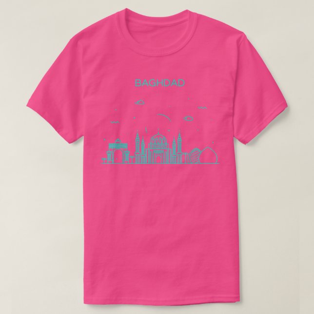 Camiseta City Night Baghdad (Diseño del anverso)