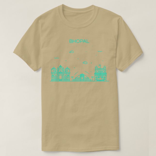 Camiseta City Night Bhopal (Diseño del anverso)