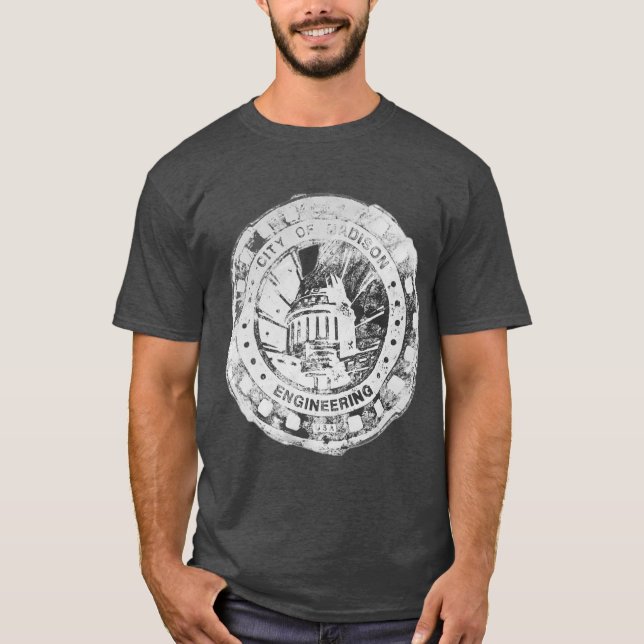 Camiseta City of Madison Manhole Cover gift (Anverso)
