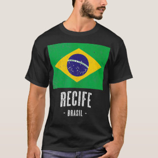Camiseta City of Recife Brazil  BR Brazilian Flag Merch  Gr