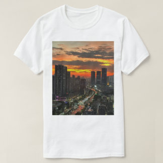 Camiseta City Sunset Skyline T-Shirt