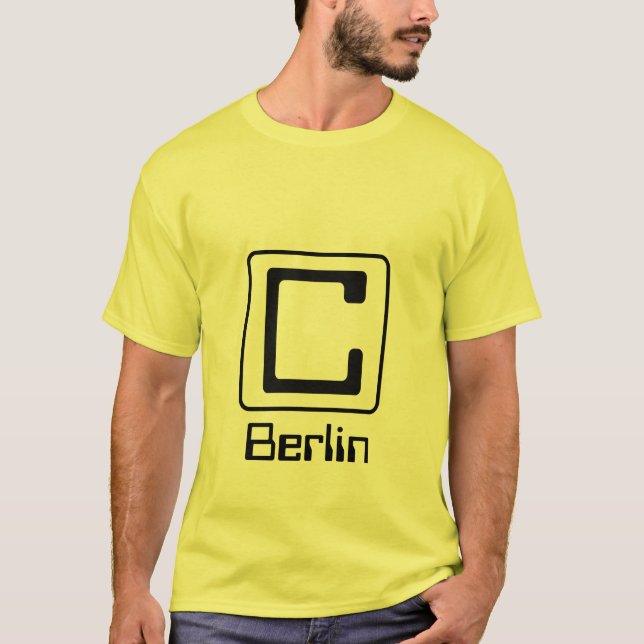 Camiseta CitySkip Berlín (luz) (Anverso)