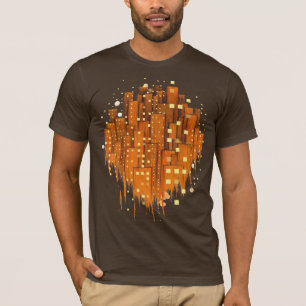 Camiseta Ciudad abstracta