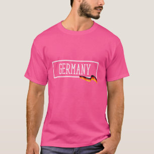 Camiseta Ciudad alemana de Alemania mujeres alemanas