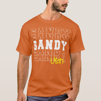 Camiseta Ciudad arenosa de Utah Sandy UT