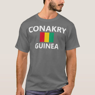 Camiseta Ciudad Bandera de Guinea Conakry