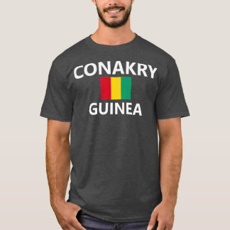 Camiseta Ciudad Bandera de Guinea Conakry