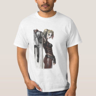 Camiseta Ciudad Batman Arkham | Ilustracion Harley Quinn