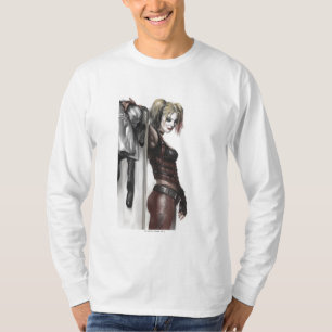 Camiseta Ciudad Batman Arkham   Ilustracion Harley Quinn