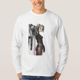 Camiseta Ciudad Batman Arkham | Ilustracion Harley Quinn